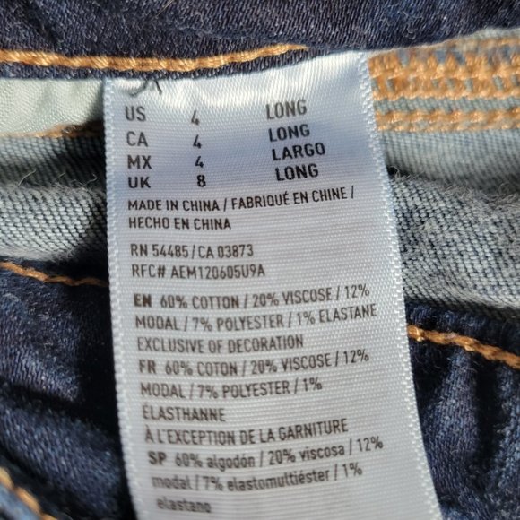 American Eagle Women’s Skinny Jeans size 4 - Picture 4 of 4